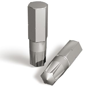 Punta de atornillar SIT 1/4"x25 mm para tornillos de seguridad
