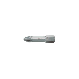 Punta de atornillar extra-dura PZ 1/4"x25 mm para tornillos Pozidriv