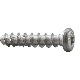 Tornillo BTS-5 Ø5 con cabeza alomada para fijación directa en hormigón