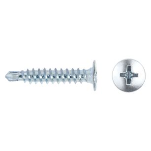 Tornillo punta broca CET con cabeza extraplana y accionamiento en cruz
