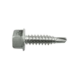 Tornillo autotaladrante DIN 7504KE con cabeza hexagonal para fijación metálica