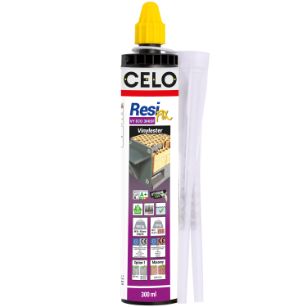 Imagen del producto cartucho ResiFIX ECO VY 300 SF con dos boquillas mezcladoras