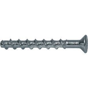 Anclaje tornillo hormigón BTS ST Ø8 Ø10 Ø14 con rosca helicoidal y cabeza avellanada