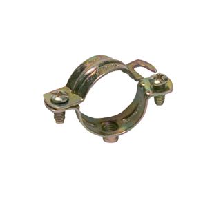 Abrazadera metálica M6 NK con tornillos para fijación de tuberías