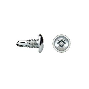 Tornillo trilobular zincado con cabeza alomada PZ