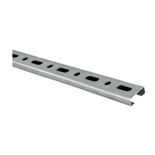 Perfil 30x13 en acero galvanizado para fijación estructural en sistemas técnicos