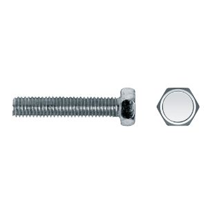 Tornillo DIN 933 con cabeza hexagonal y rosca métrica