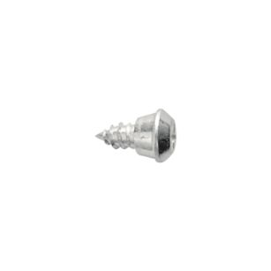 Tornillo para perfil PVC KO con acabado metálico