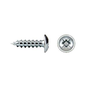 Tornillo rosca plástico TP88Z TWINPLAST con cabeza arandela estampada