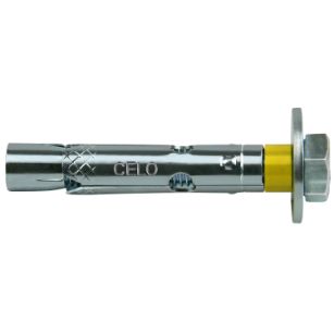 Anclaje metálico antigiro hexagonal Dynabolt DT con camisa y tornillo