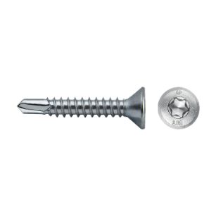 Tornillo punta broca avellanado SIT A61S para fijación en metal