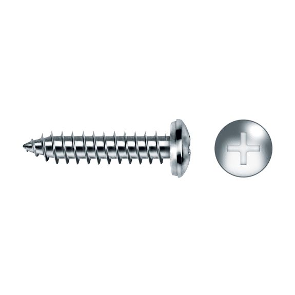 Tornillo rosca chapa CAHP cabeza envolvente PH