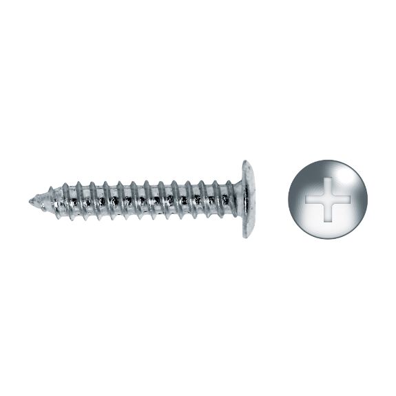 Tornillo rosca chapa FS cabeza baja PH zincado