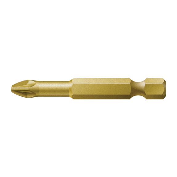 Punta de atornillar extra-dura PZ 1/4"x50 mm para tornillos Pozidriv
