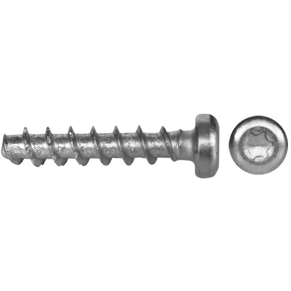 Tornillo de anclaje BTS-4 PT para fijación directa en hormigón
