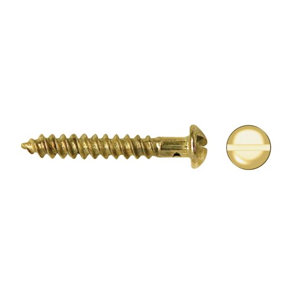Tornillo doble rosca RA86 con ranura recta