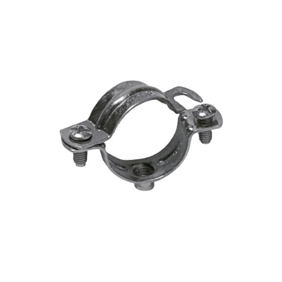 Abrazadera metálica M6 NK con tornillos para fijación de tuberías