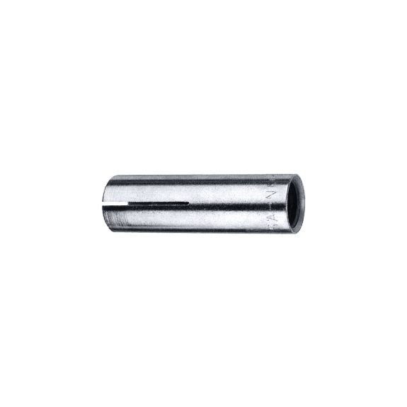 Taco hembra SA A4 con cono expansor para fijación en hormigón en ambientes exteriores
