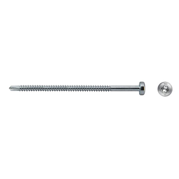 Tornillo punta broca SIT A85S con cabeza alomada y accionamiento hexalobular