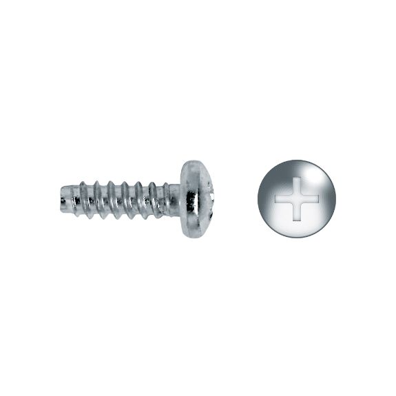 Tornillo sin punta DIN 7981F con cabeza alomada PH