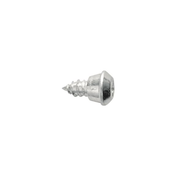 Tornillo para perfil PVC KO con acabado metálico