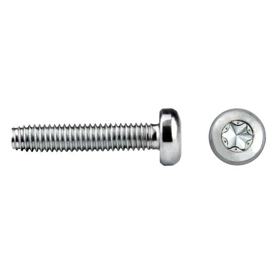 Tornillo rosca trilobular TT85T TAPTITE II® con cabeza alomada TORX® para fijación metálica