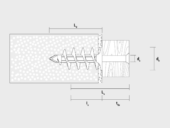 Dibujo técnico del taco de aislamiento IPL