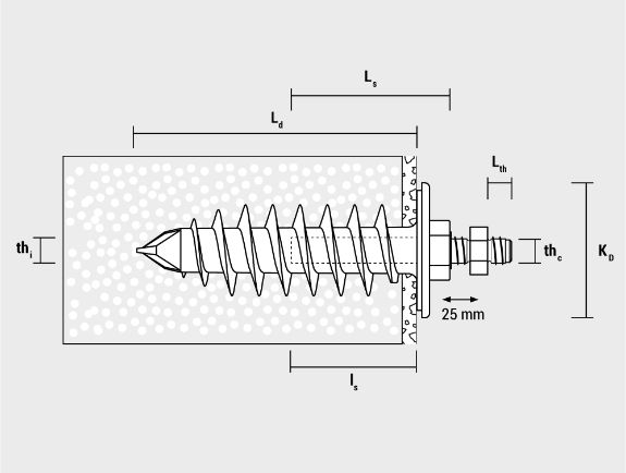Dibujo técnico fijación para SATE IPL 95DS de CELO