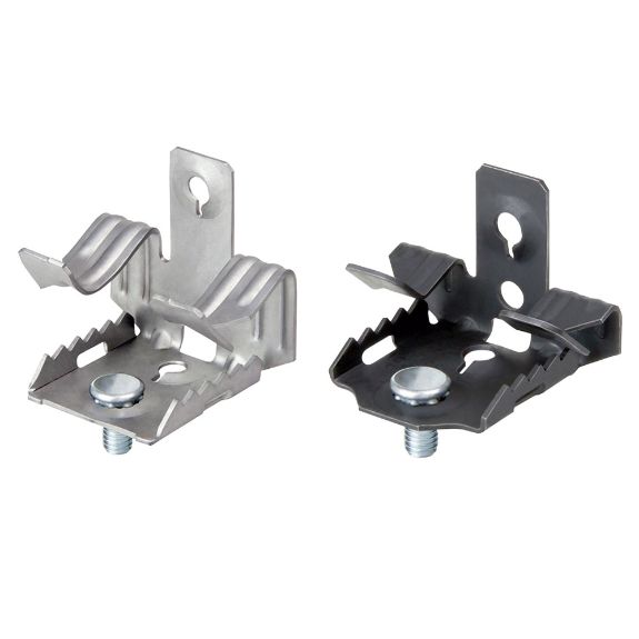 Abrazaderas de soporte CAB en gris y negro – Accesorios de montaje