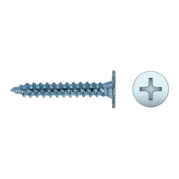 Tornillo cabeza extraplana CE zincado PH