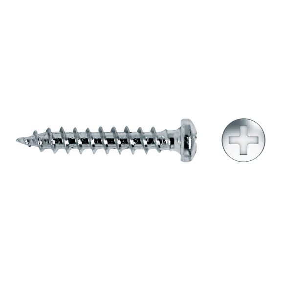 Tornillo rosca chapa FCE cabeza reducida PH zincado