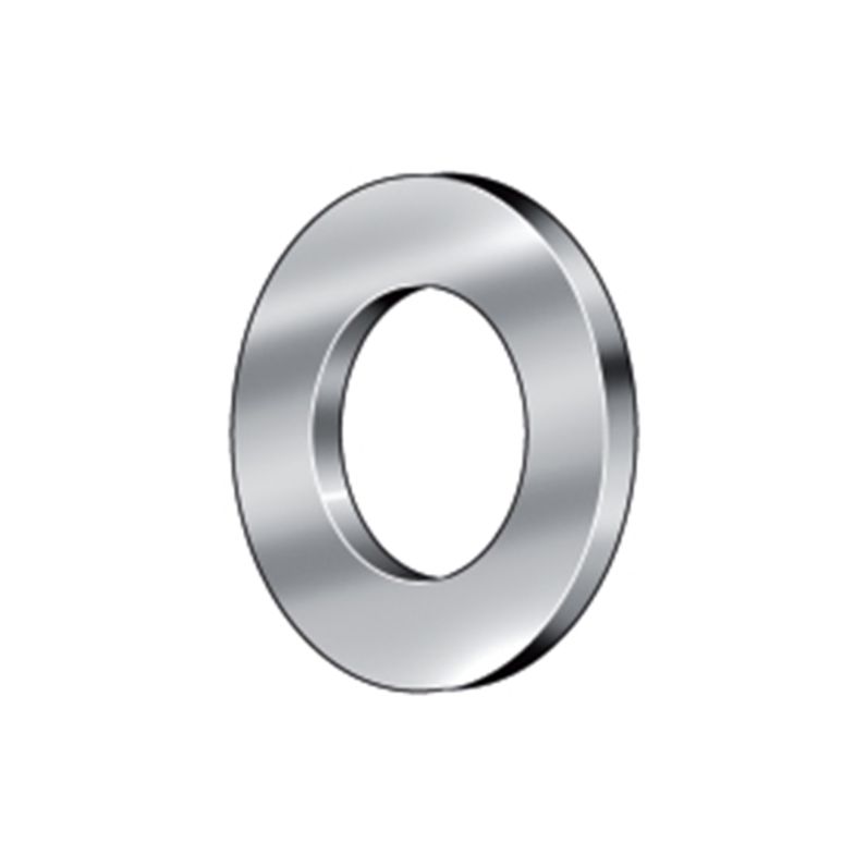 Arandela DIN 125 de acero con recubrimiento cincado para fijaciones