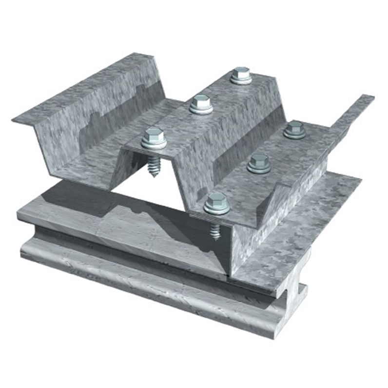 Fijación de chapa metálica con tornillos hexagonales EPDM