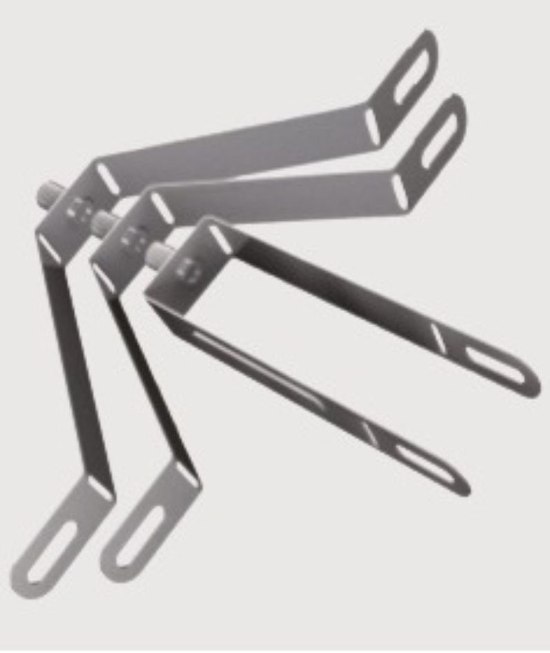 Juego de soportes EM metálicos para fijación de tuberías