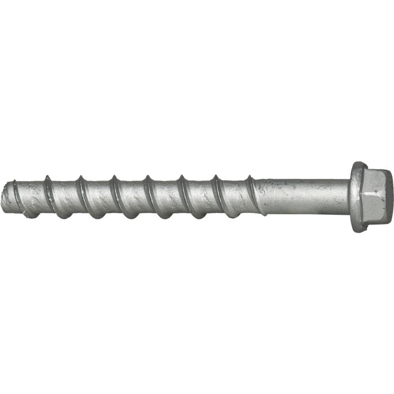 Anclaje tornillo hormigón BTS B Ø8 Ø10 Ø14 con rosca helicoidal y cabeza hexagonal