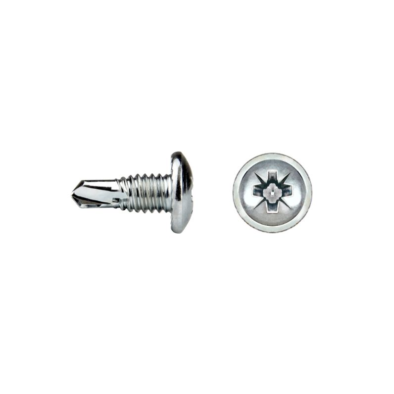 Tornillo trilobular zincado con cabeza alomada PZ
