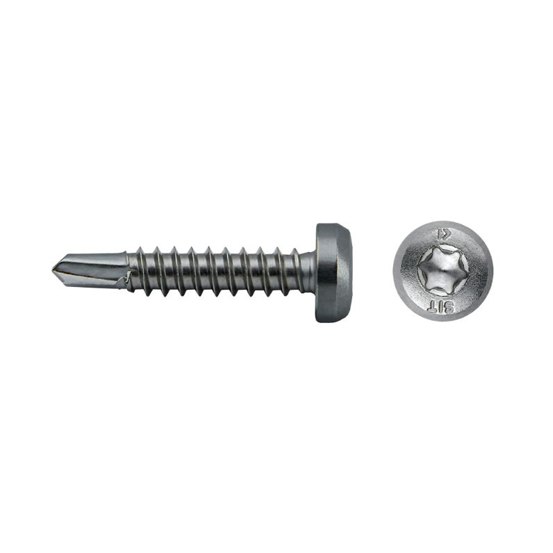 Tornillo punta broca alomado SIT A85S con cabeza TORX y rosca profunda