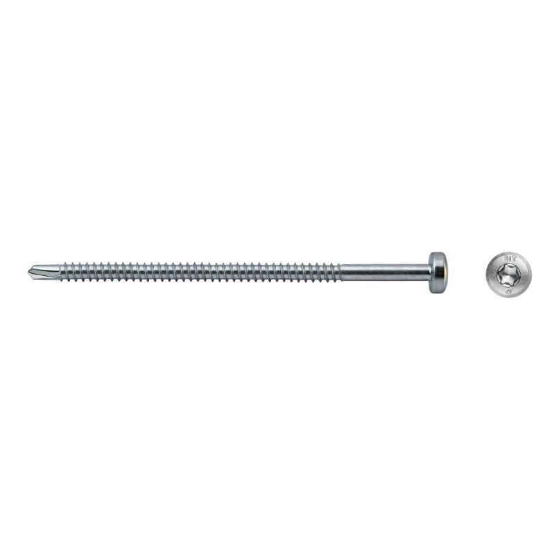 Tornillo punta broca SIT A85S con cabeza alomada y accionamiento hexalobular