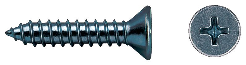 Tornillo rosca chapa DIN 7982 cabeza avellanada PH