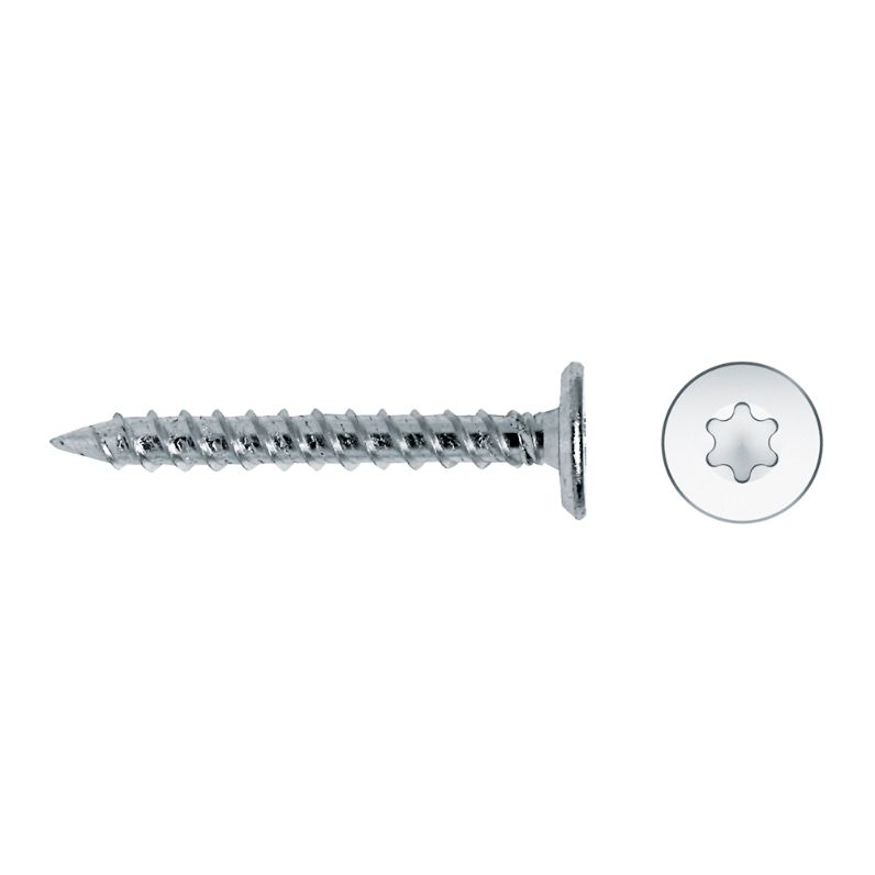 Tornillo rosca chapa FM cabeza extraplana TX zincado