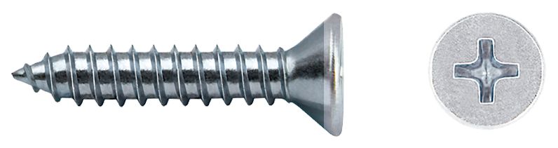 Tornillo rosca chapa DIN 7982 cabeza avellanada PH