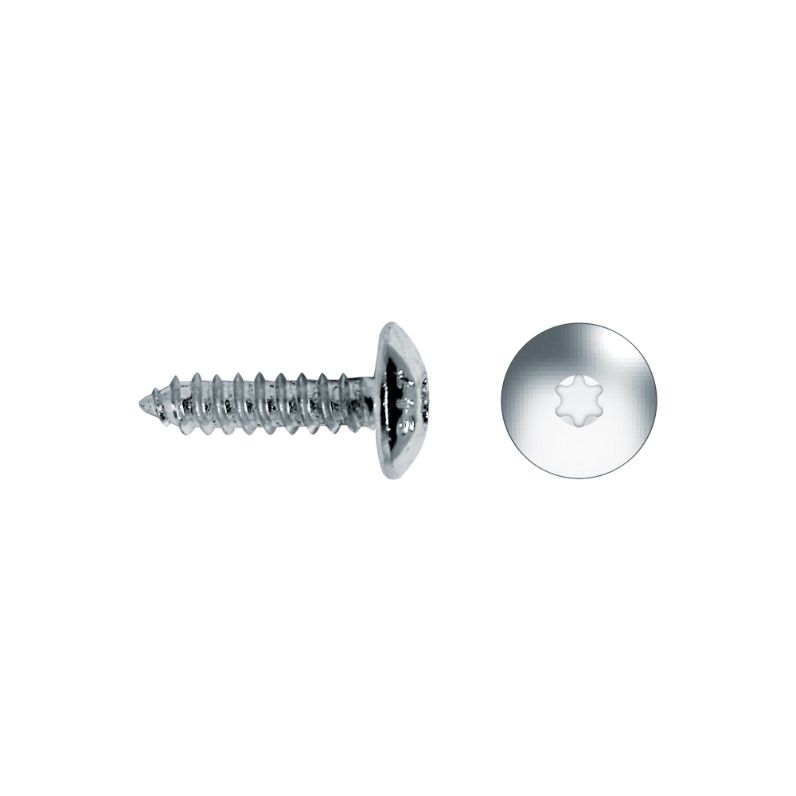Tornillo cabeza botón BTN con impronta ST zincado
