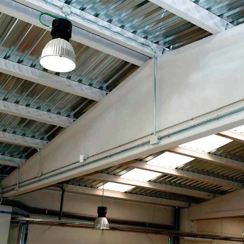 Abrazadera CMV para viga, utilizada para la fijación de iluminación industrial e instalaciones eléctricas