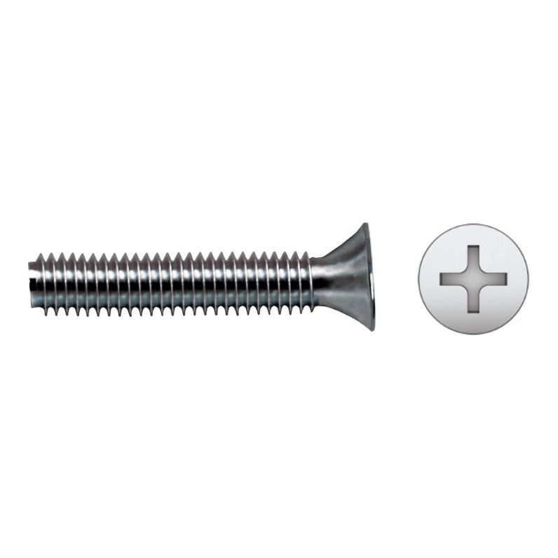 Tornillo avellanado DIN 965 con cabeza plana