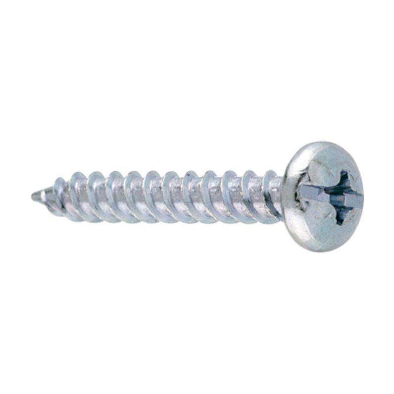 Tornillo rosca chapa con cabeza plana y punta afilada
