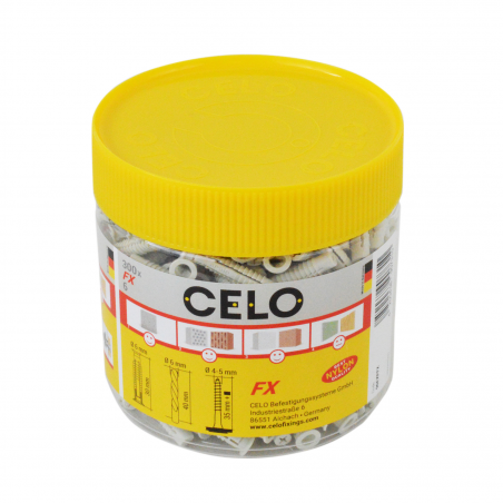 Taco FX 6 en bote plástico 300 pcs por bote