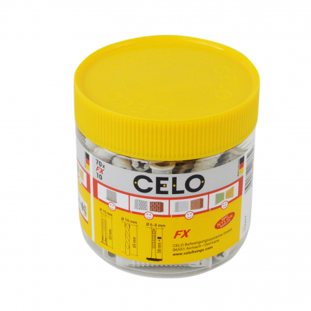 Taco FX 10 en bote plástico 70 pcs por bote