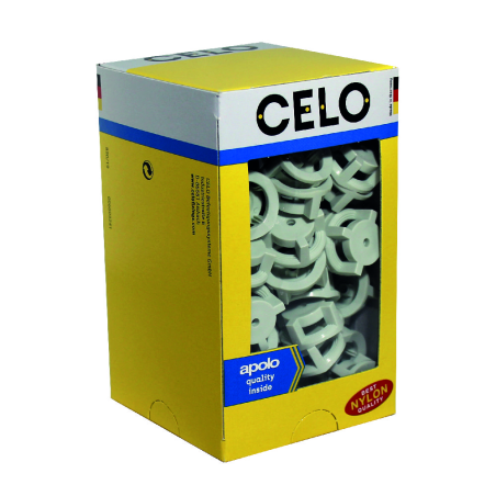 Accesorio clavadora de gas base brida nylon color gris  para clavadoras CELO