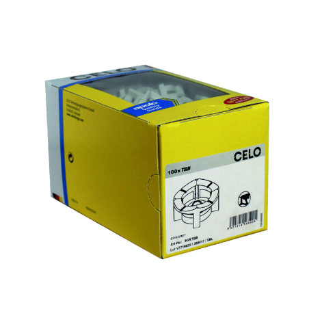 Accesorio clavadora de gas base brida nylon color gris  para clavadoras CELO