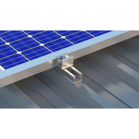 Perfil para instalaciones solares en tramos de 150 mm 